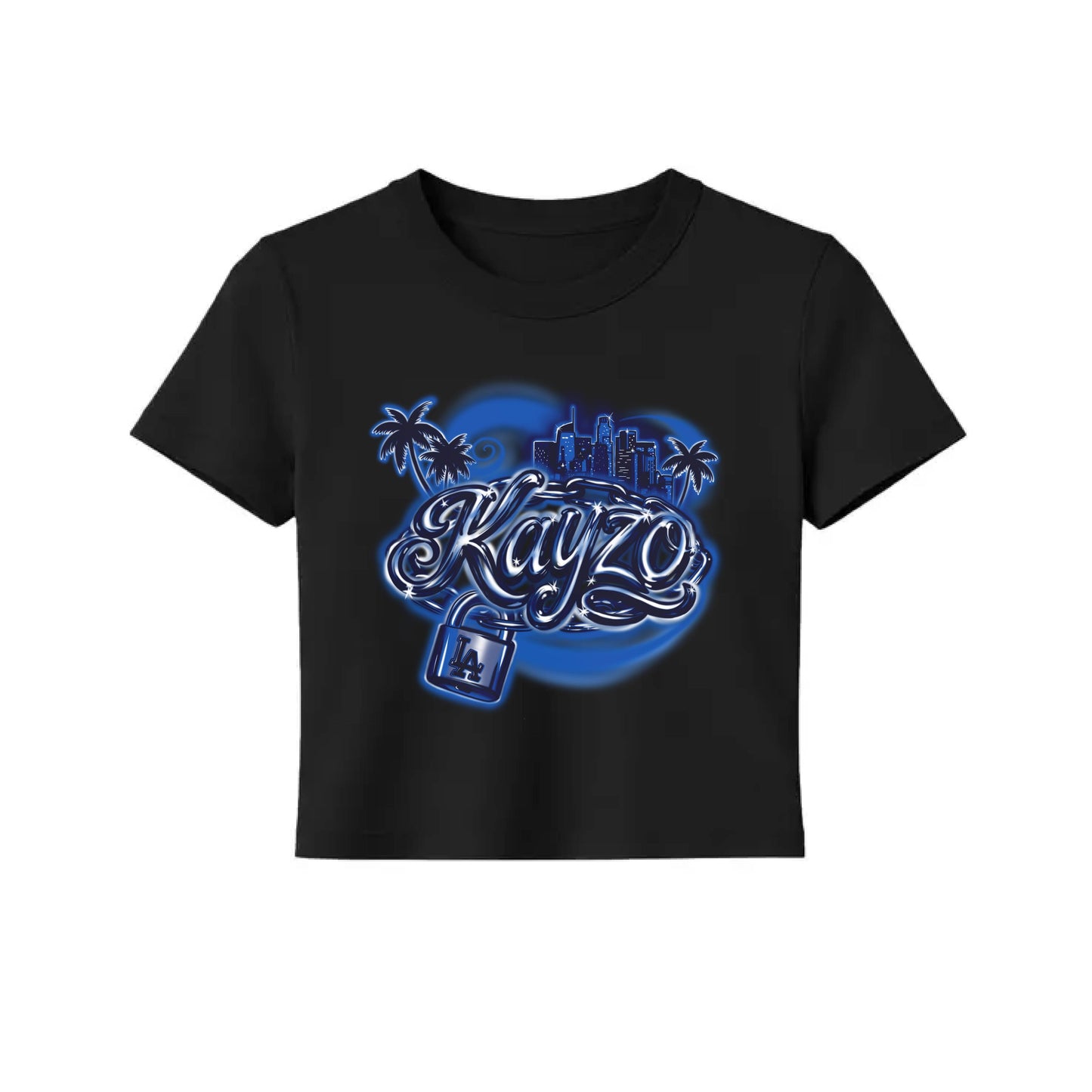 Kayzo Airbrush LA Baby Tee